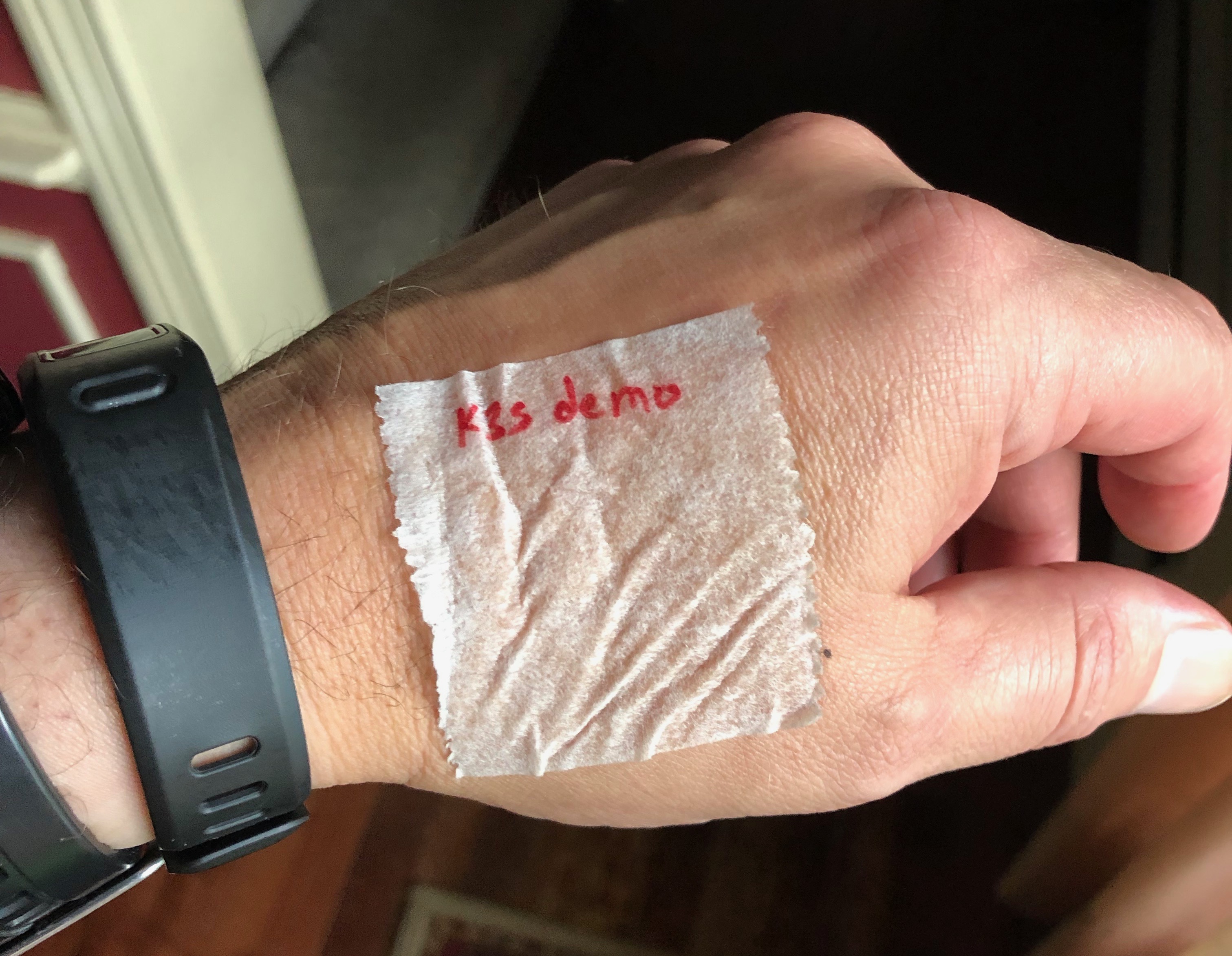 Hand-Tape for an Active Task Buffer